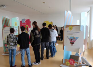Ausstellung zur Alkoholprävention an der Imma-Mack-Realschule Eching